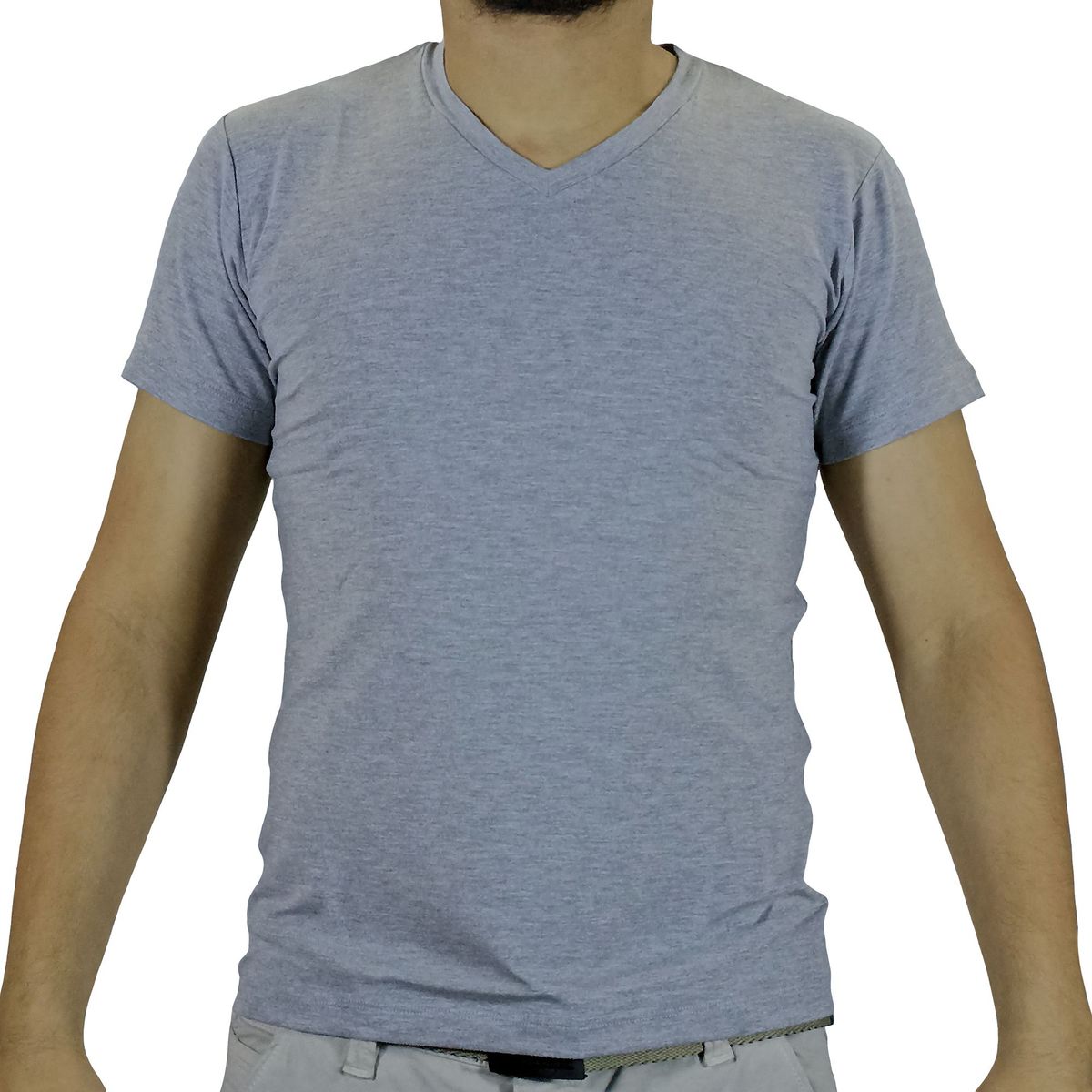 GENERICO - Polo Moda Lycrado Para Hombre - Plomo