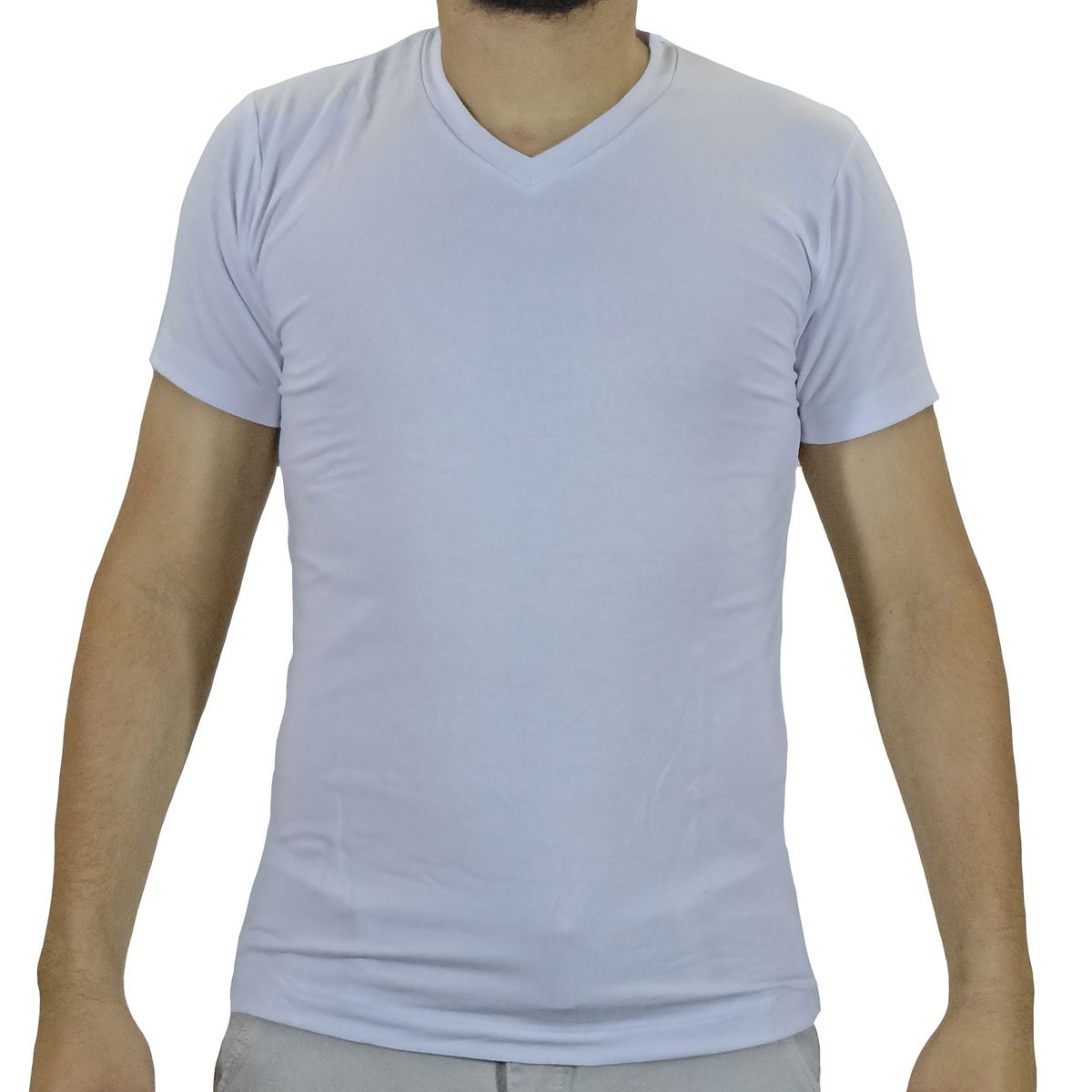 GENERICO - Polo Moda Lycrado Para Hombre - Blanco