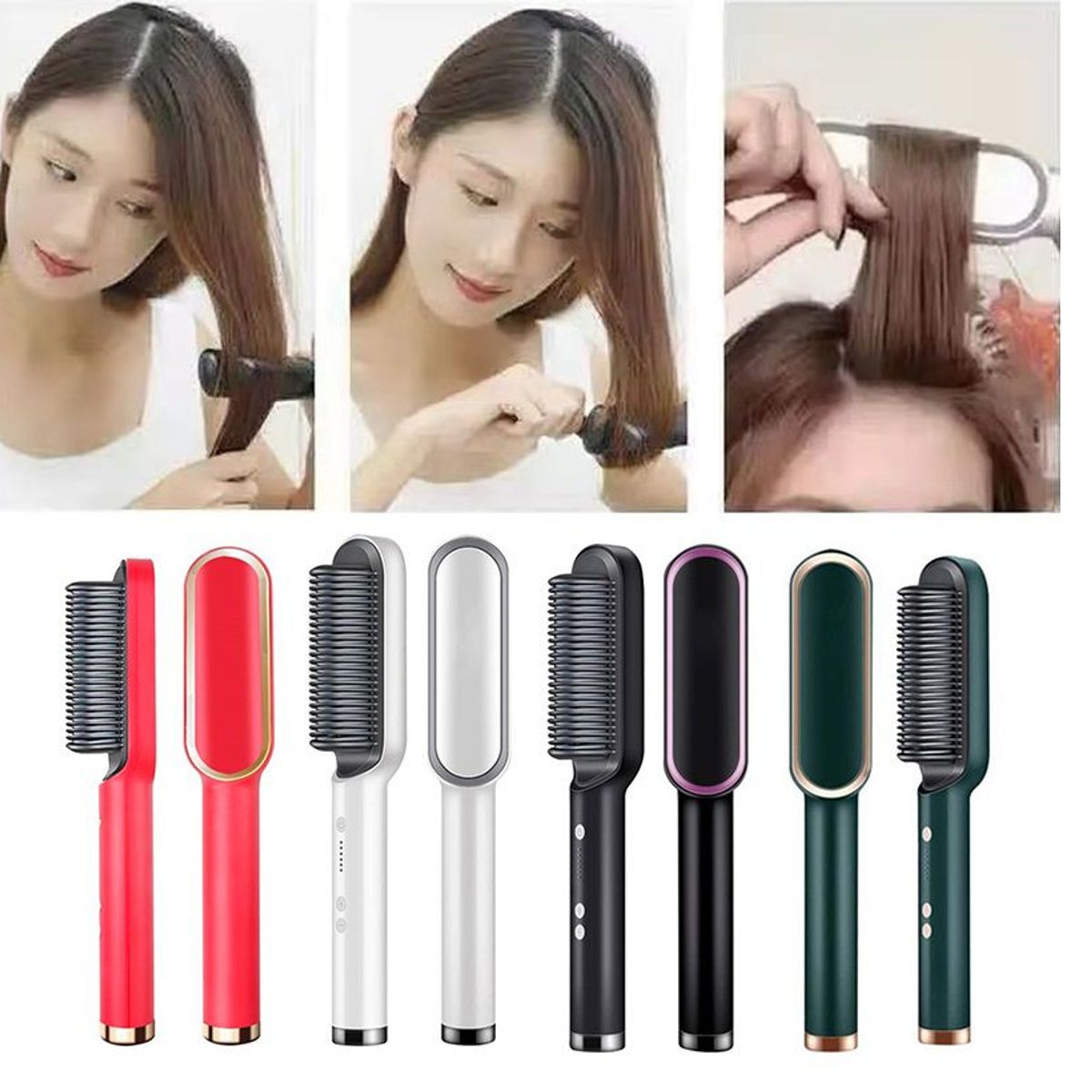 OEM - Peine Alisador de Pelo 2 en 1 Multifuncional