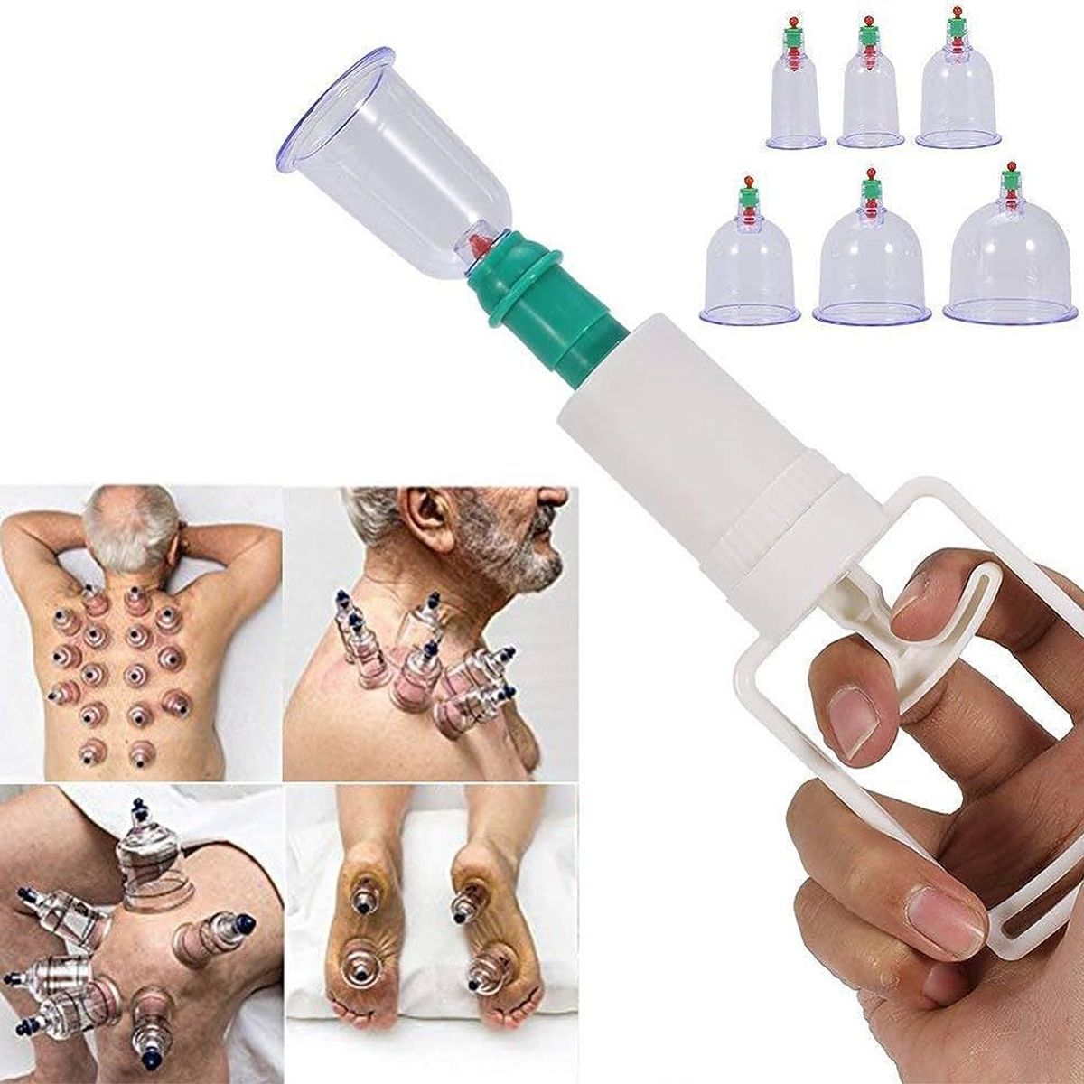 OEM - Terapia de Masaje de Vacío de Ventosa Copa de Succión de Cuerpo