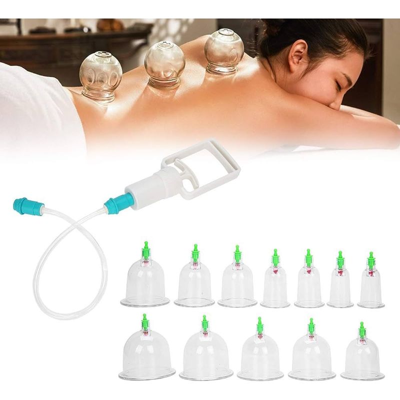 OEM - Juego de Ventosas Terapia Ventosas Masaje de Espalda Alivio del Dolor