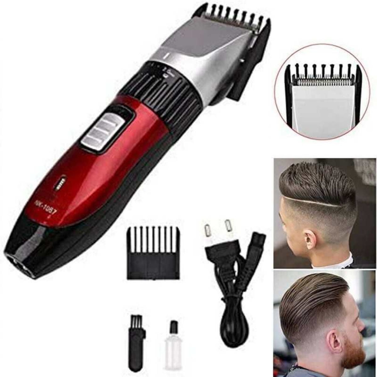 SONAR - SONAR Cortadora de Cabello Trimmer con Guias Recortapelo SN-6011