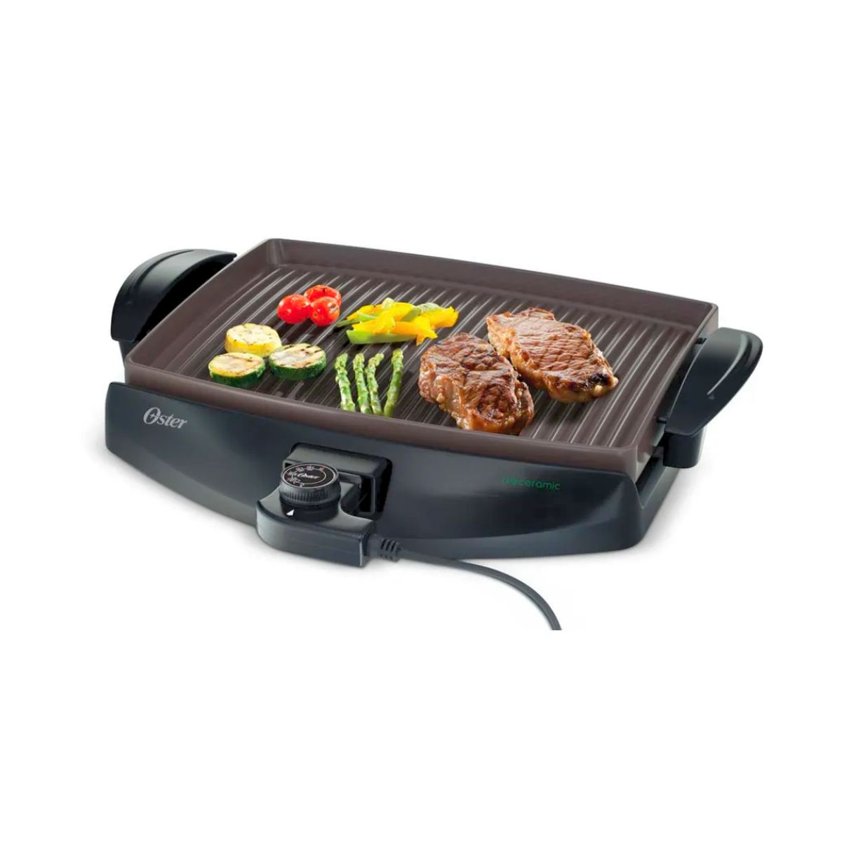 OSTER - Parrilla Eléctrica OSTER Bioceramica Negro CKSTGR4768
