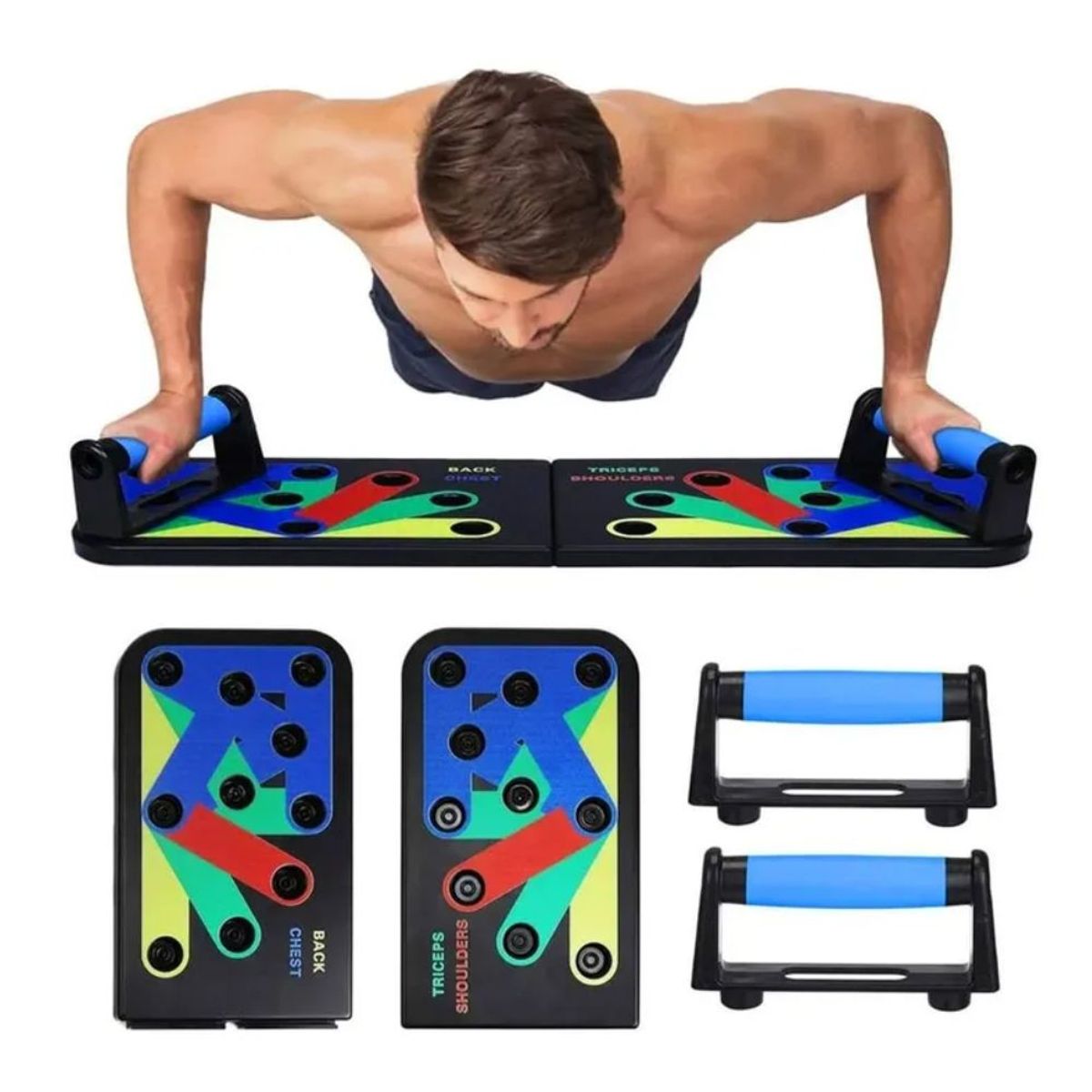 SPORT FITNESS - Plancha Dinámica  PUSH UP para hacer flexiones