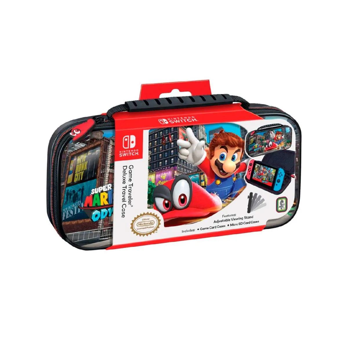 NINTENDO - Nintendo Switch Super Mario Odyssey Traveler Deluxe Travel Case