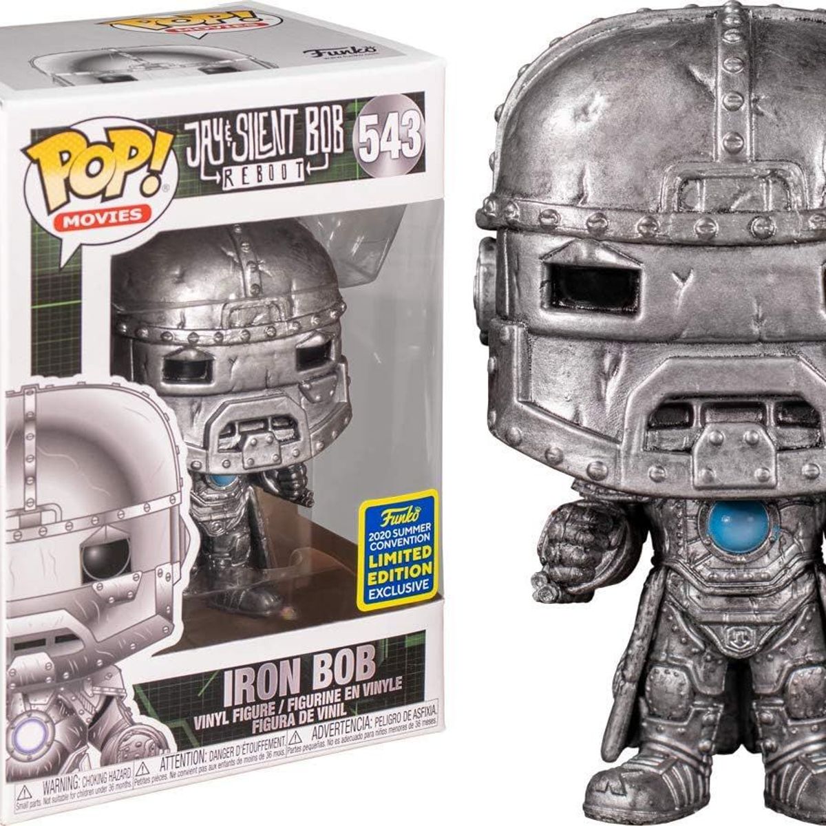 FUNKO - Funko Pop Movies Jay  Silent Bob Reboot Iron Bob - SDCC
