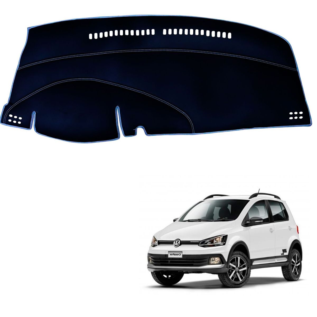 TECGO - PROTECTOR TAPETE PARA TABLERO TIPO VOLKSWAGEN CROSSFOX 2018