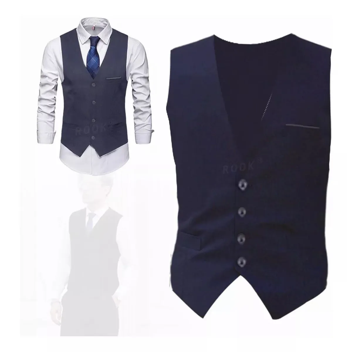 GENERICO - Chaleco De Vestir Para Hombre Chaqueta Chaquetilla