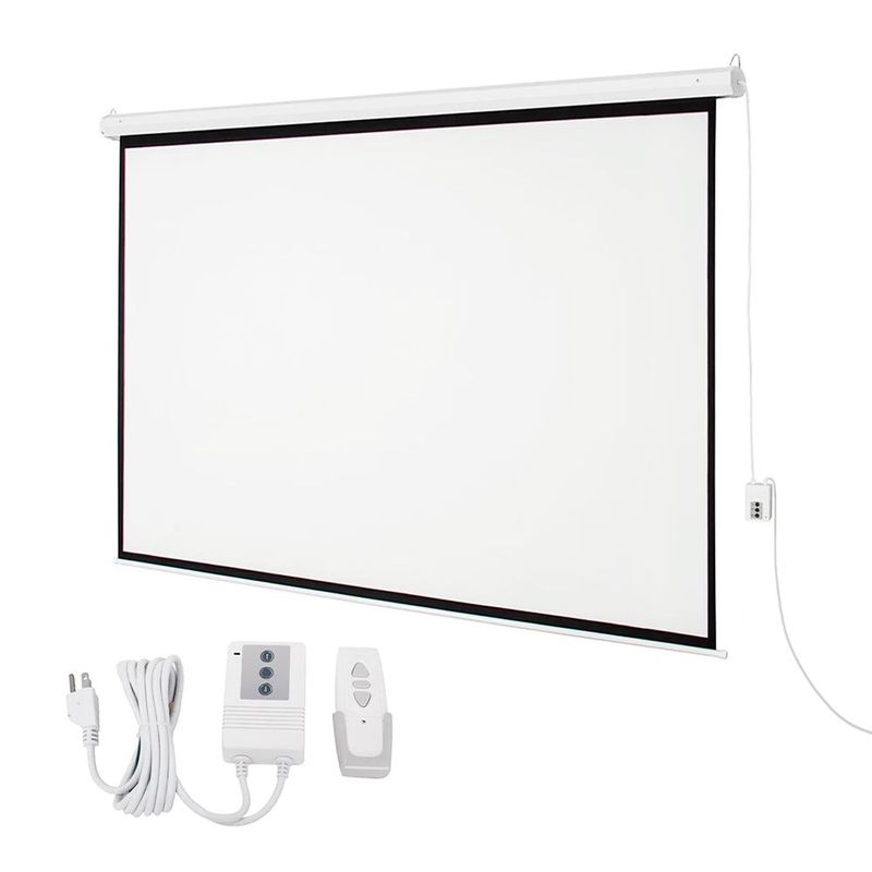 JOTA STORE - Ecran Pantalla para Proyector 100″ Retráctil Electrónico