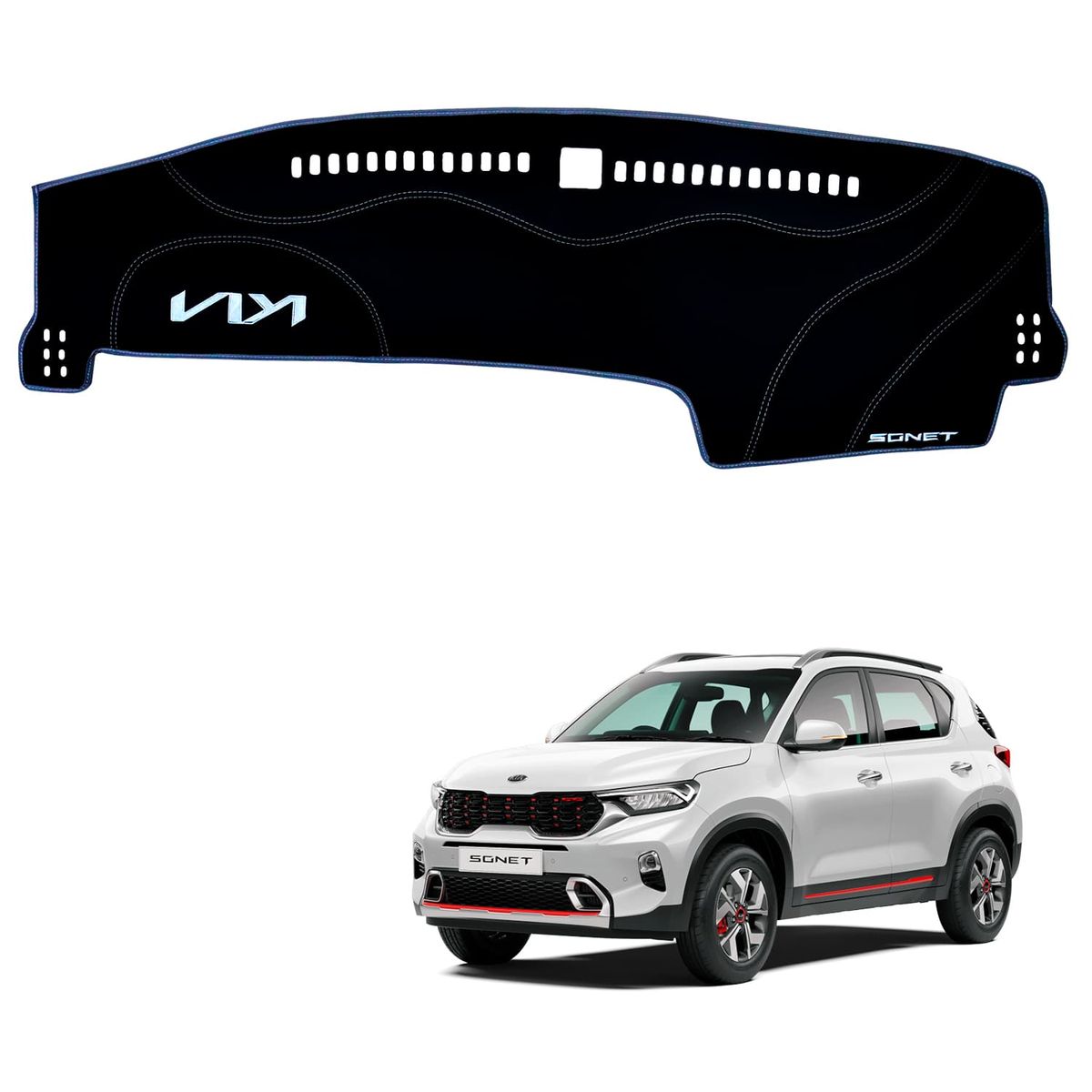 TECGO - PROTECTOR TAPETE PARA TABLERO TIPO KIA SONET 2023