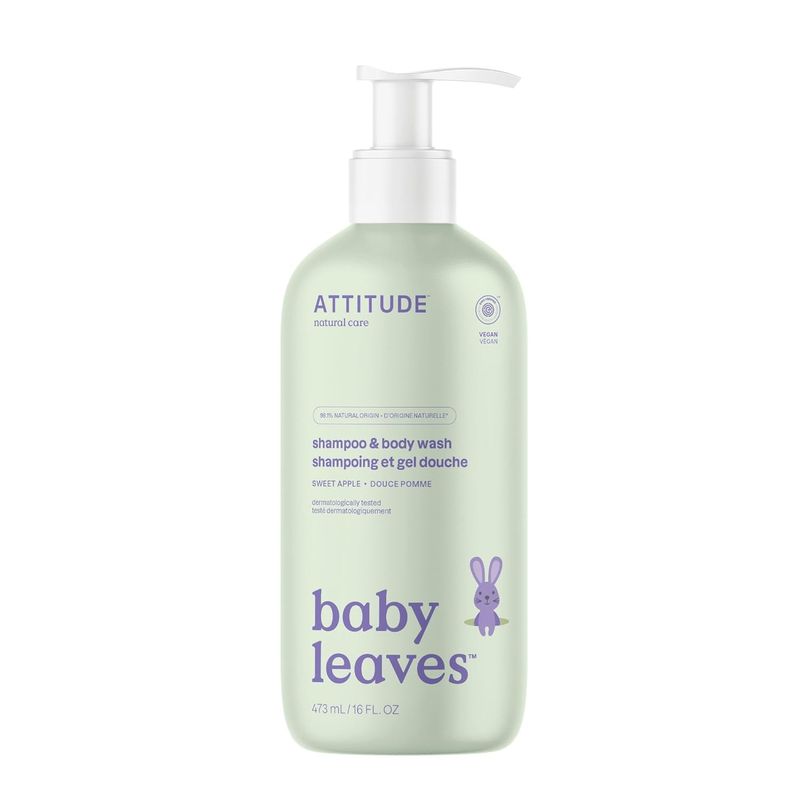 ATTITUDE - SHAMPOO 2 EN 1 BABY LEAVES ATTITUDE APPLE 473ML