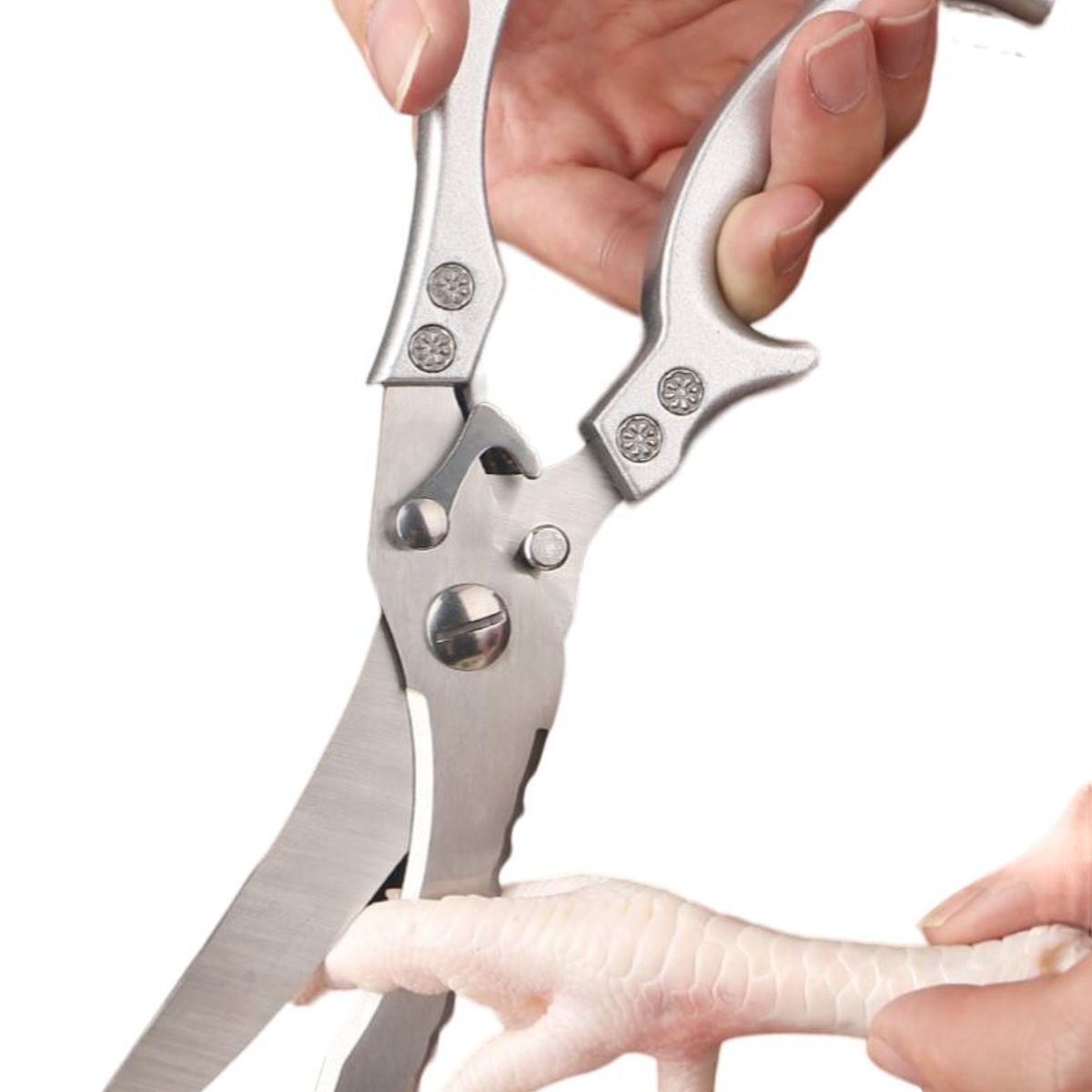 GENERICO - Tijera De Cocina Para Cortar Pollo Multifunción Acero Inoxidable