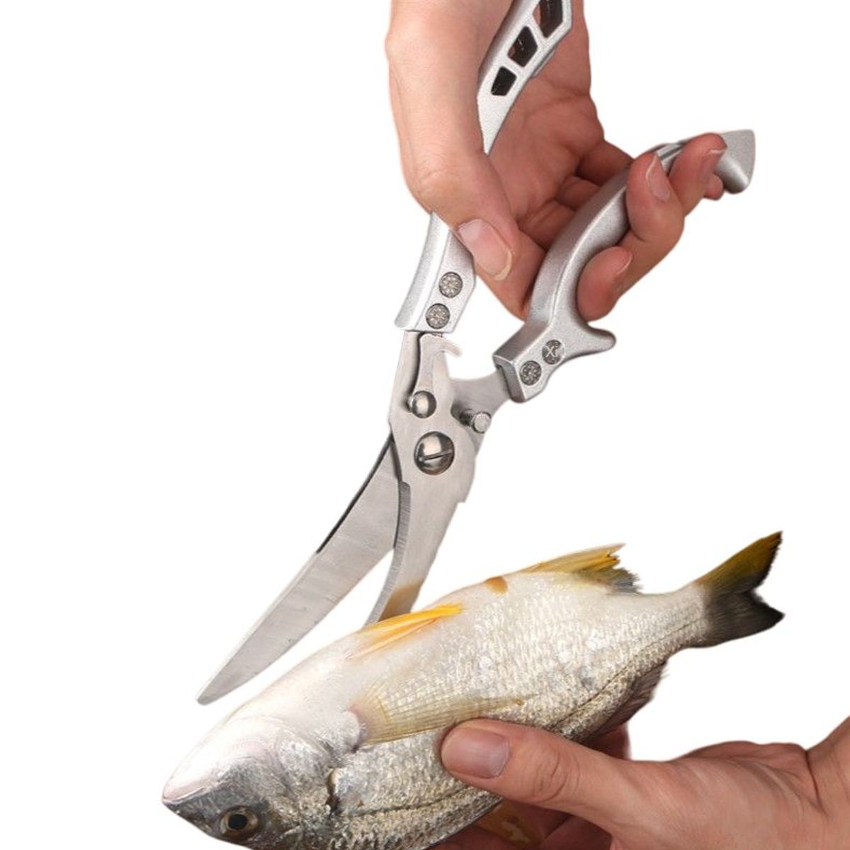 GENERICO - Tijera De Cocina Para Cortar Pollo Multifunción Acero Inoxidable