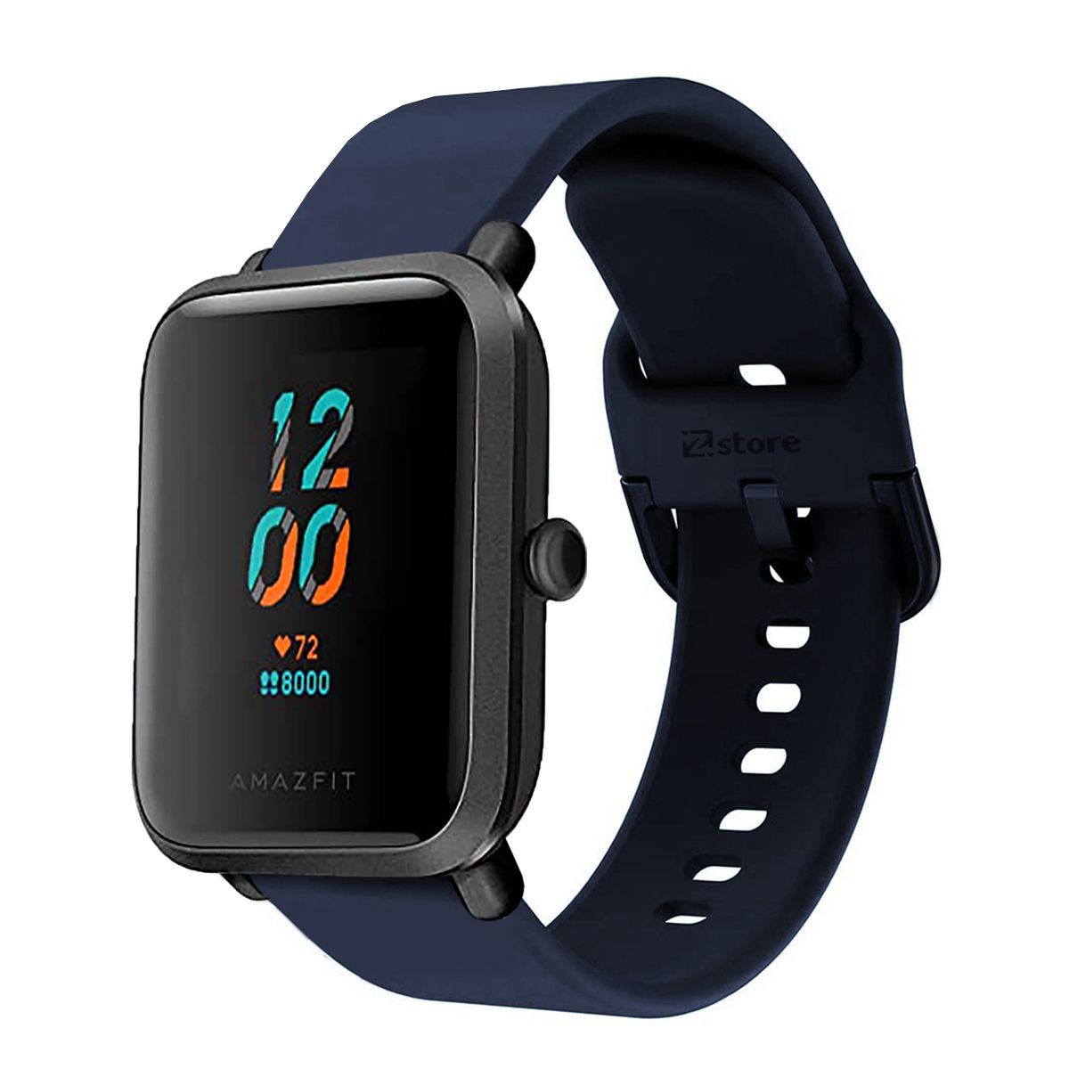 GENERICO - Correa Compatible Con Amazfit Bip Lite Azul Oscuro Hebilla 20mm