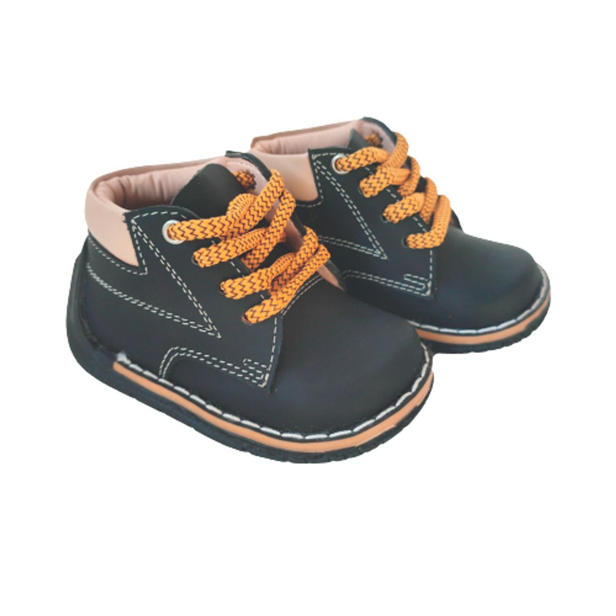 GENERICO - CALZADO CUERO NIÑO AVENTURERO NEGRO