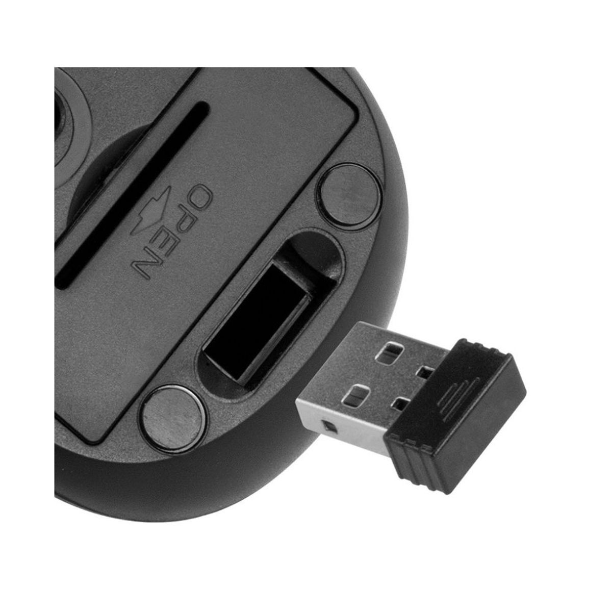 KLIPXTREME - KlipXtreme Klever KMW 340BK Mouse Óptico Wireless 24GHz  Negro