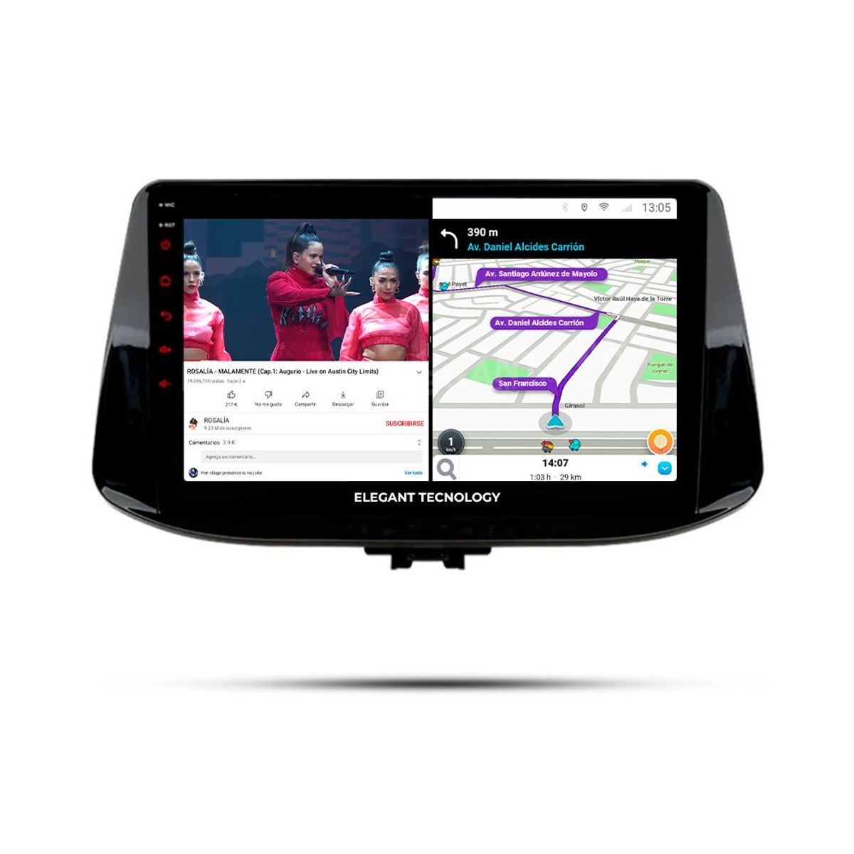 GENERICO - Autoradio Android Pantalla Hyundai I30 2017-2018 Carplay +Auto 4GB +64GB