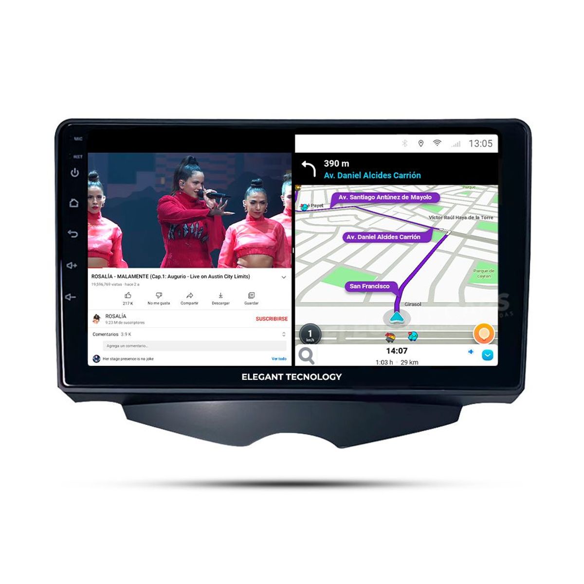 GENERICO - Autoradio Android Pantalla Hyundai Veloster 2011-2017  Carplay +Auto 4GB +64GB