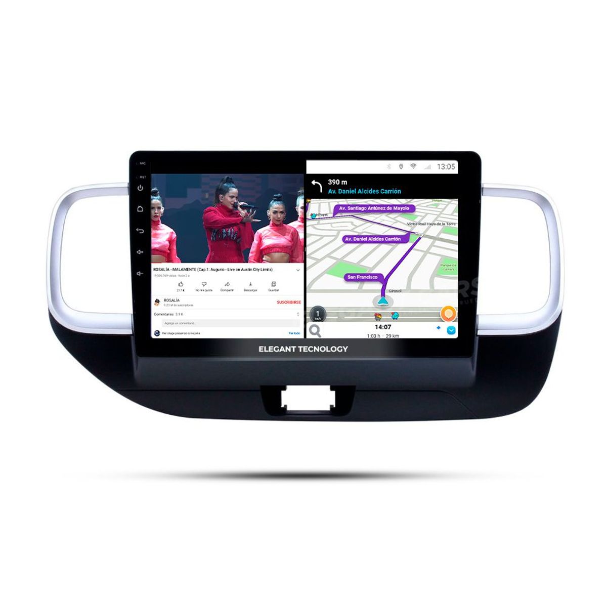 GENERICO - Autoradio Android Pantalla Hyundai Venue 2019-2020  Carplay +Auto 4GB +64GB