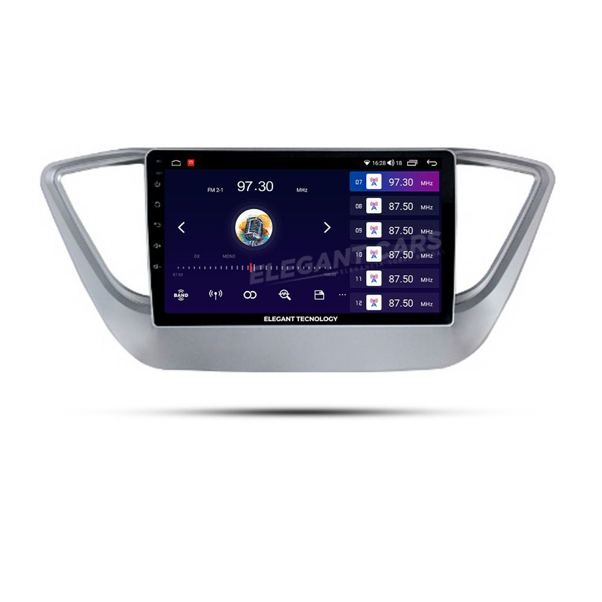 GENERICO - Autoradio Android Pantalla Hyundai Verna, Solaris 2017-2018  Carplay +Auto 4GB +64GB