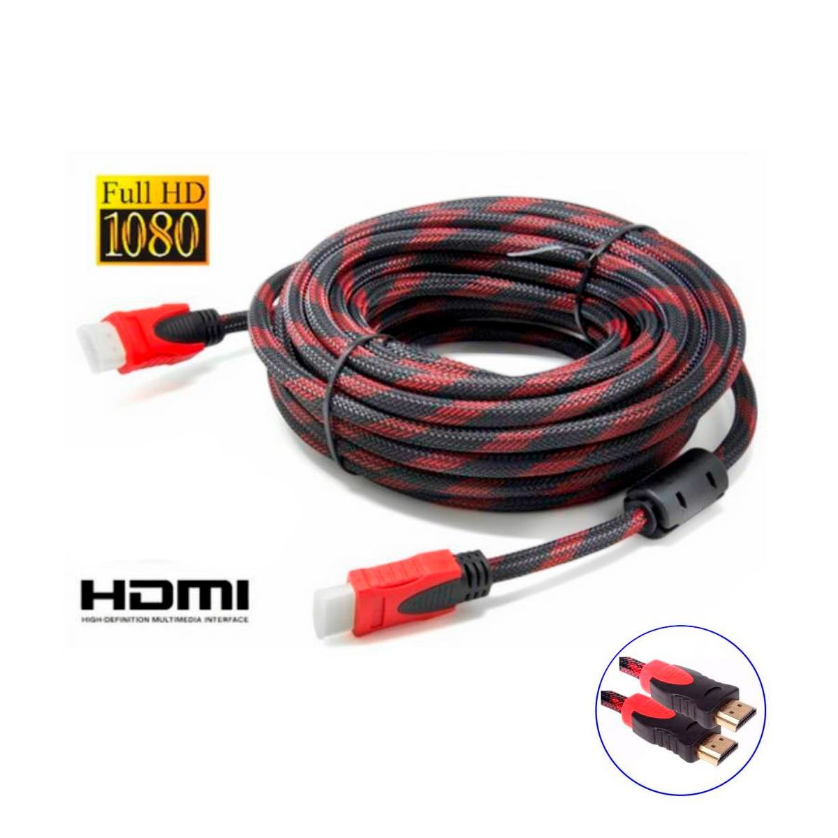 SEISA - Cable Hdmi 10 Metros Enmallado Alta Resolución