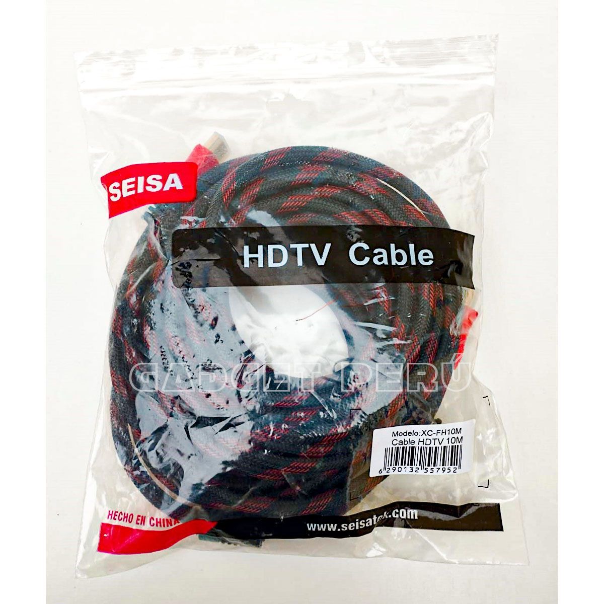 SEISA - Cable Hdmi 10 Metros Enmallado Alta Resolución