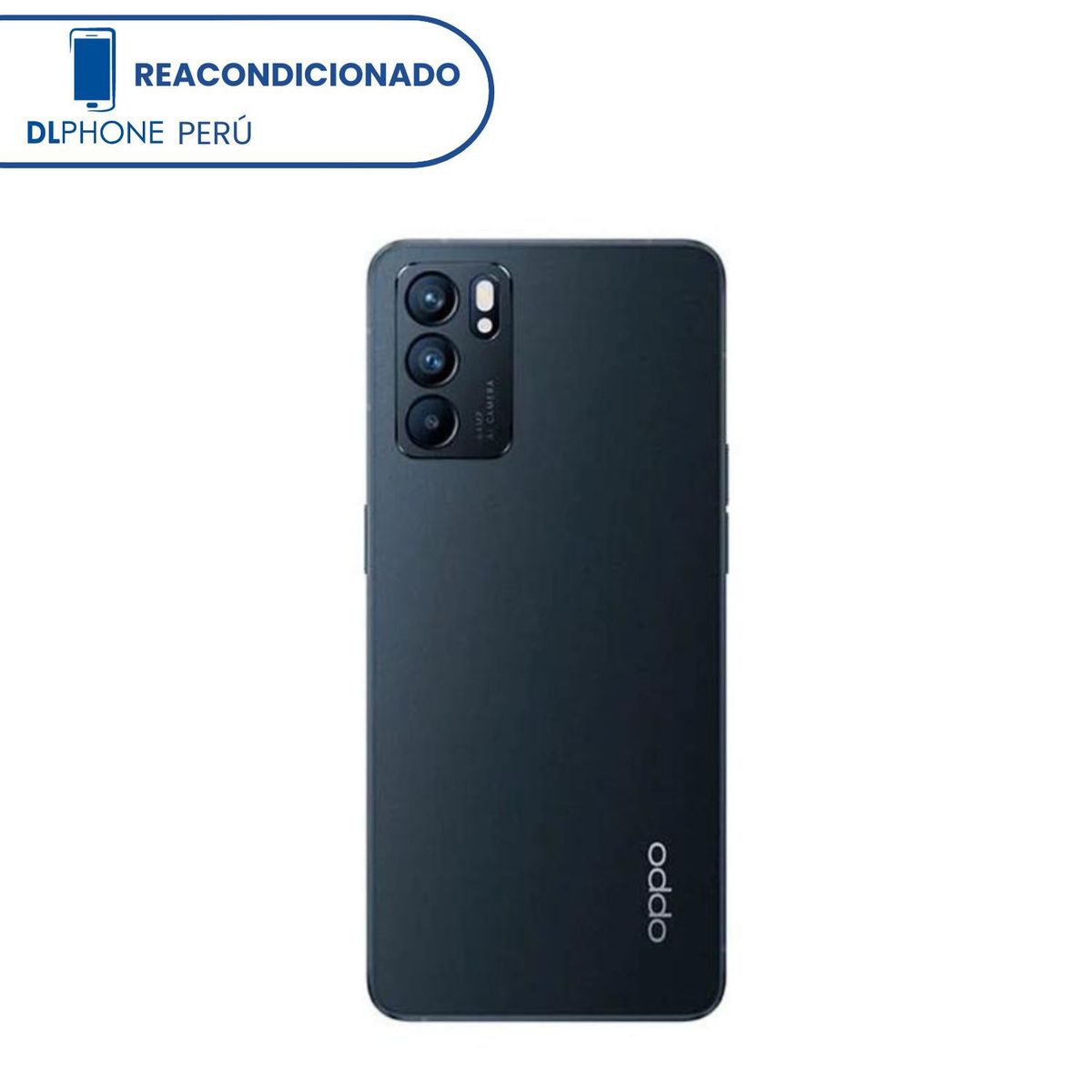 OPPO - Oppo Reno6 5G 128GB Negro Reacondicionado