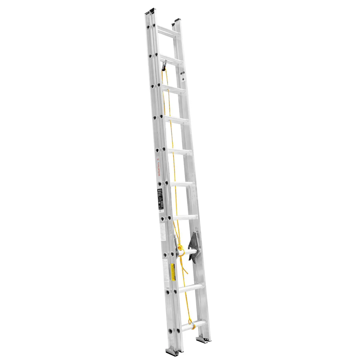 TRUPER - Escalera Telescopica 20 Peldaños capacidad de carga 150 Kg Truper