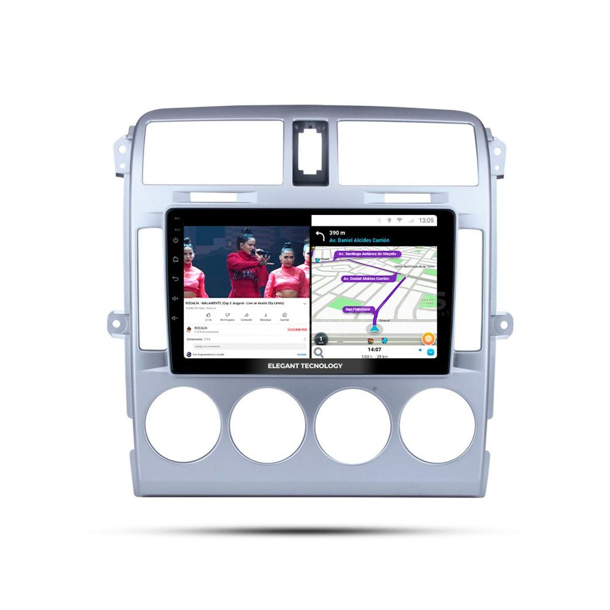 GENERICO - Autoradio Android Pantalla Kia Carnival 2002-2006 Carplay +Auto 4GB +64GB