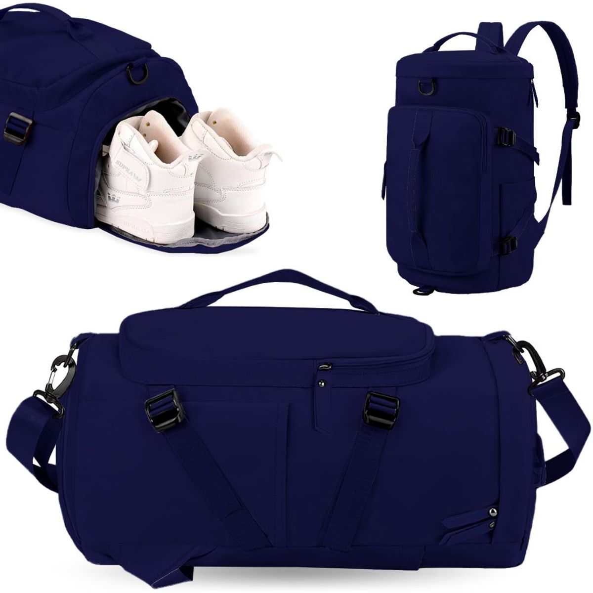 MINARI - Maletín Mochila Bolsa de Viaje Compartimiento para Zapatos AZ OS 59D