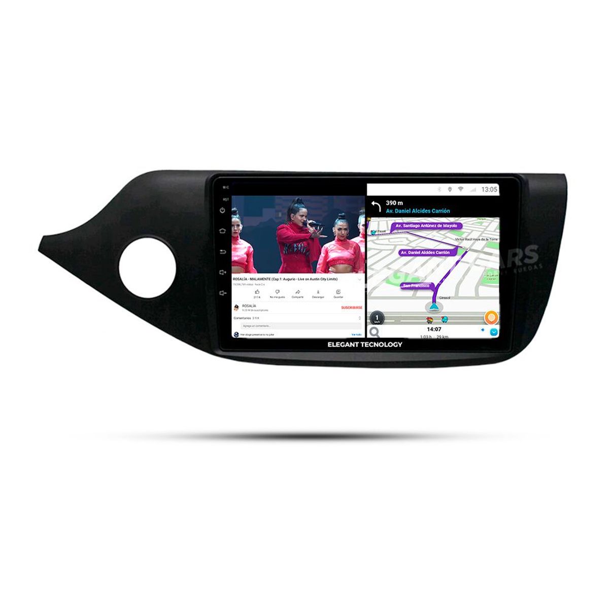 GENERICO - Autoradio Android Pantalla Kia Ceed 2012-2016 Carplay +Auto 4GB +64GB