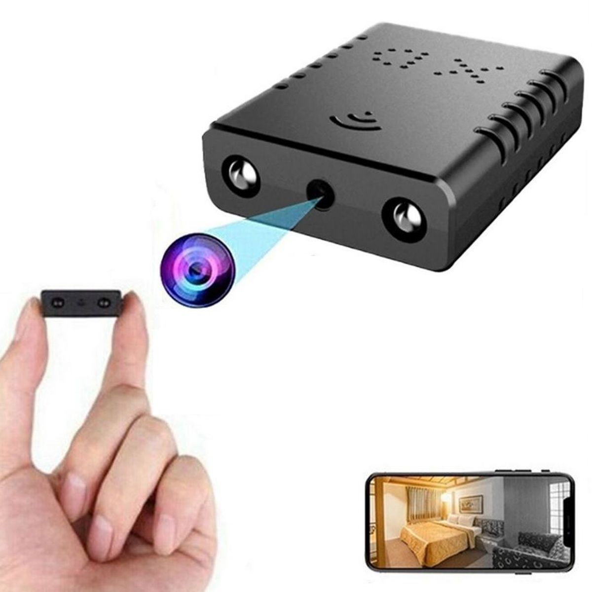 OEM - Camara Espia Wifi - Fullhd Nocturna - Video En Vivo 24 Horas