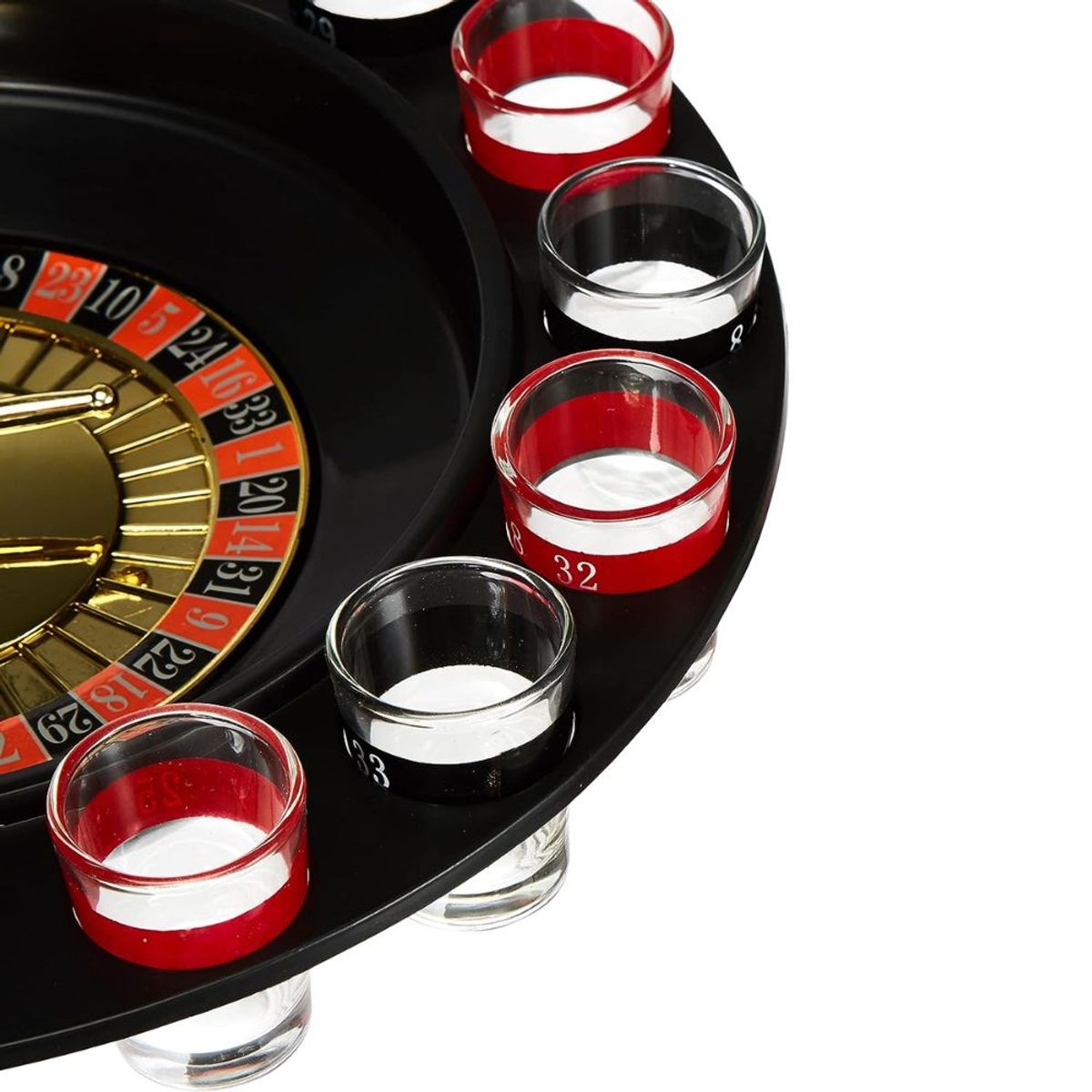 INSPIRA - Juego Ruleta Giratoria Shot de Tragos 16 Compartimientos