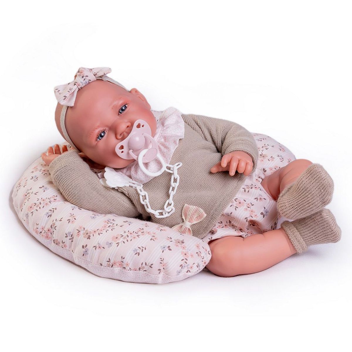 ANTONIO JUAN - Muñeca Antonio Juan - Recién Nacida Cojín de Lactancia 42 cm