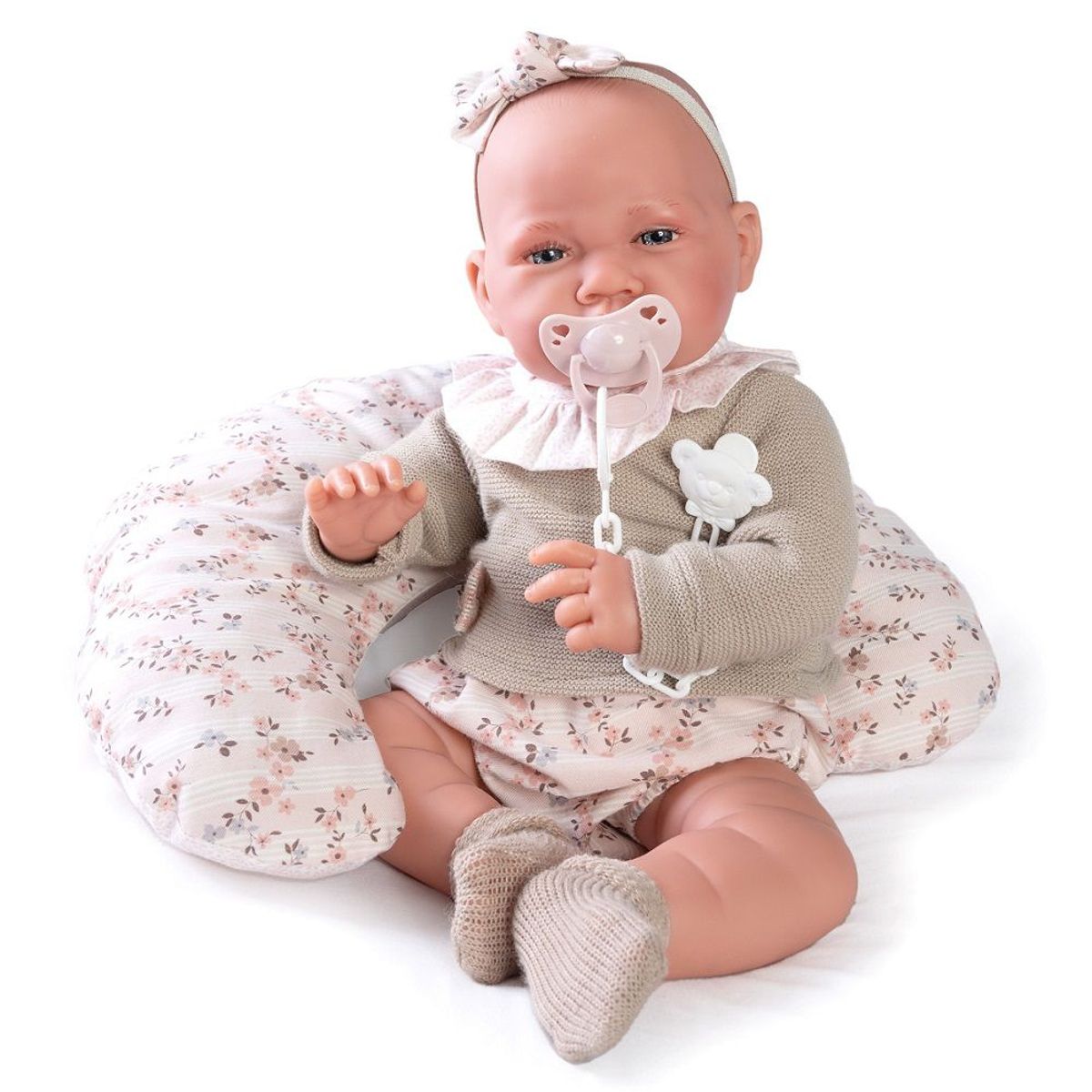 ANTONIO JUAN - Muñeca Antonio Juan - Recién Nacida Cojín de Lactancia 42 cm
