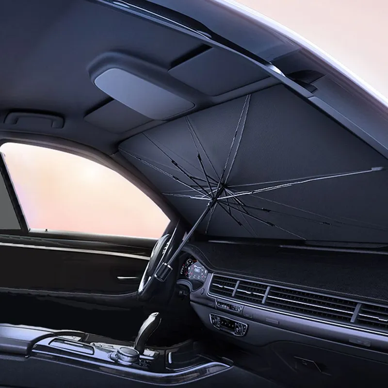 Parasol interior parabrisas auto tipo sombrilla plegable proteccion UV  GENERICO | falabella.com