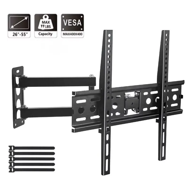 SEISA - Rack Movible para TV Soporte Plegable de Televisor de 26 a 55 Pulgadas