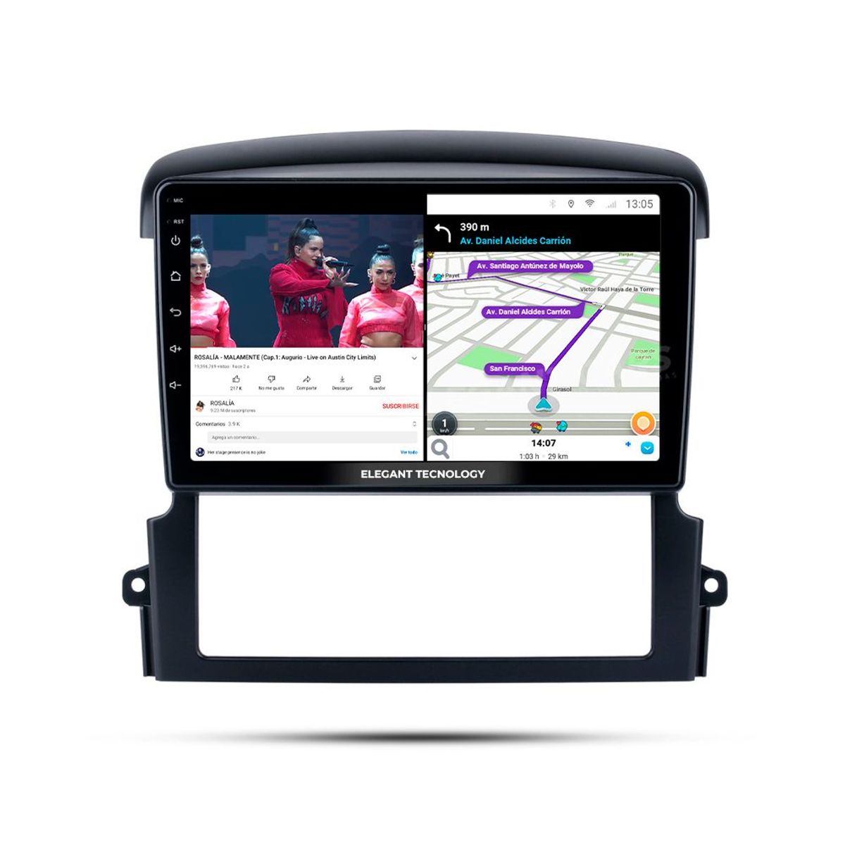 GENERICO - Autoradio Android Pantalla Kia Sorento 2004-2008 Carplay +Auto 4GB +64GB