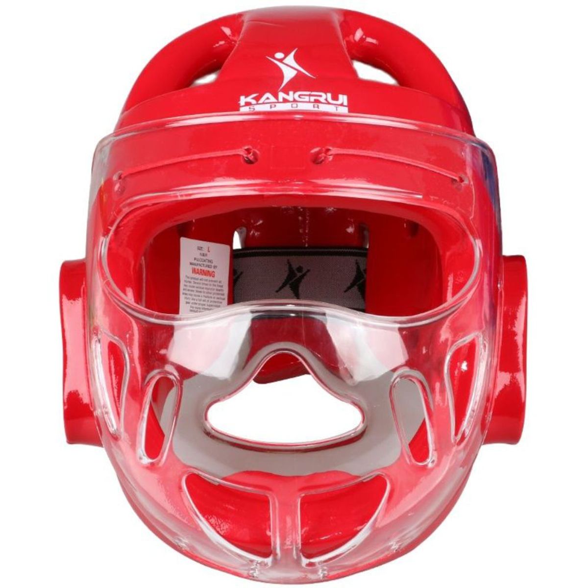 GENERICO - Casco Taekwondo Competición KANGRUI Rojo