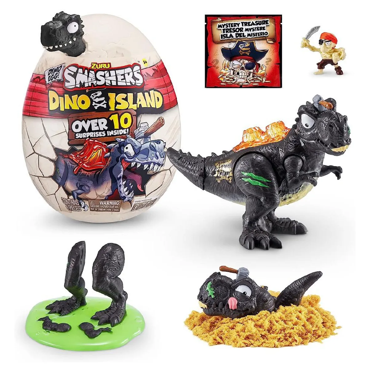 ZURU - Zuru Smasher Mini Huevos De Dinosaurio Sorpresa Island Egg