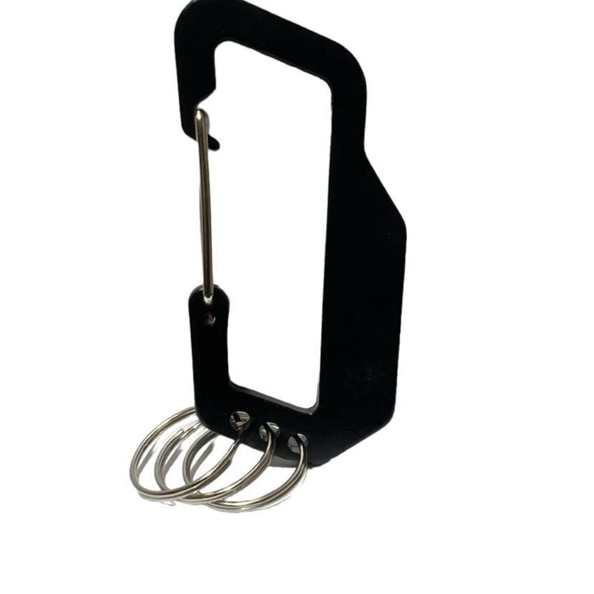 GENERICO - LLAVERO MOSQUETON DE ALUMINIO PORTA LLAVES 9CM_.