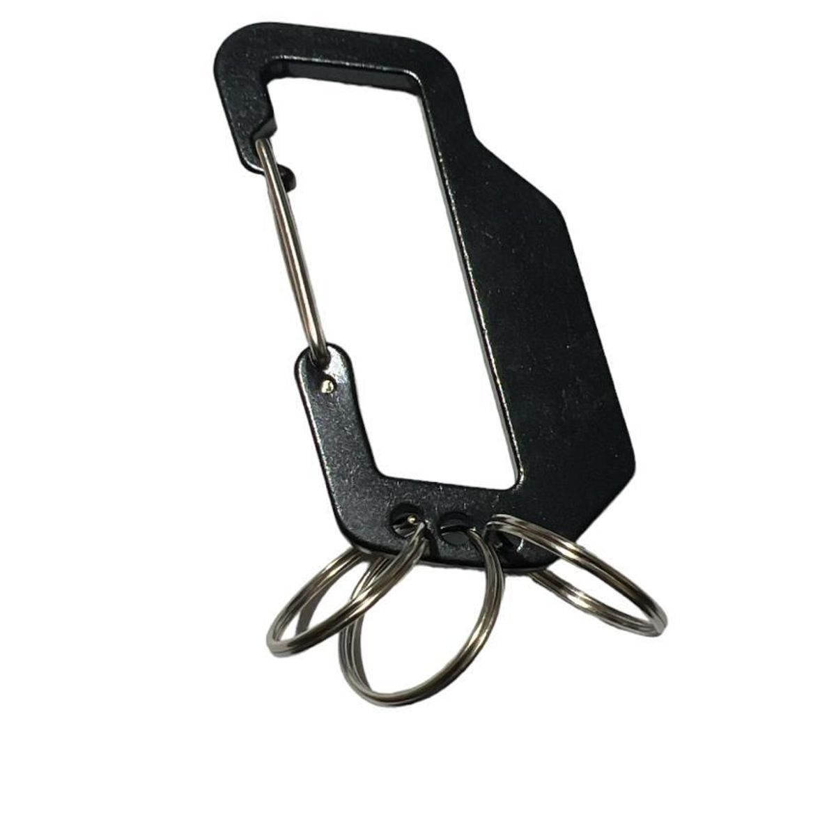 GENERICO - LLAVERO MOSQUETON DE ALUMINIO PORTA LLAVES 9CM_.