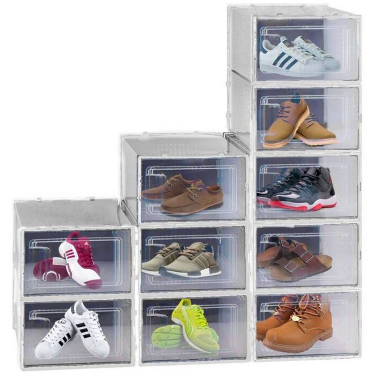 GENERICO - Organizador plastico zapatos plegable multifuncional