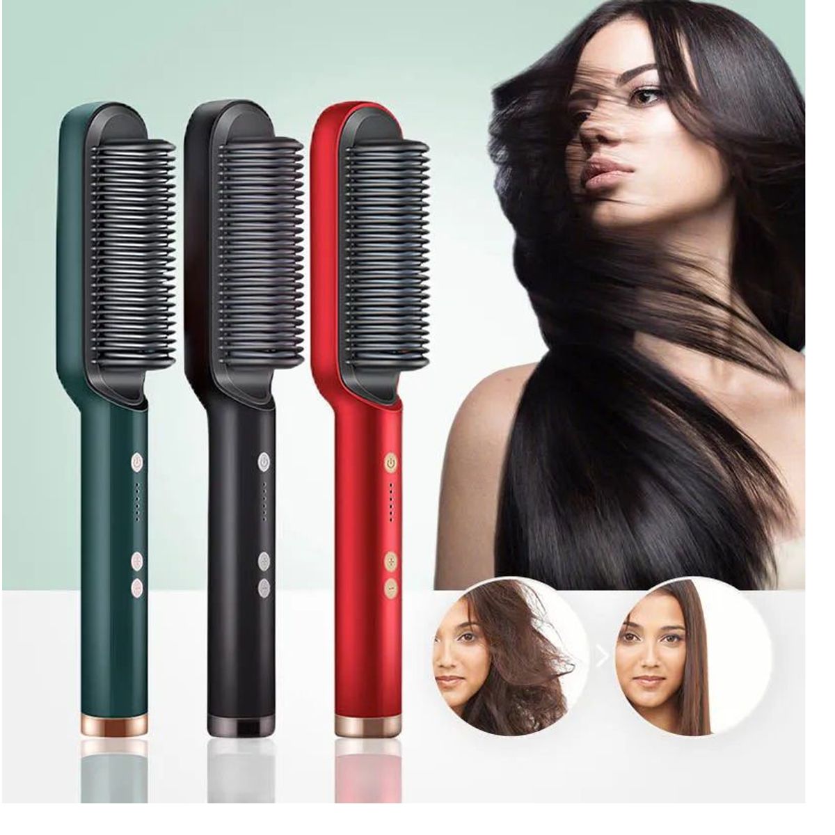 OEM - Peine Alisador de Pelo 2 en 1 Multifuncional_123