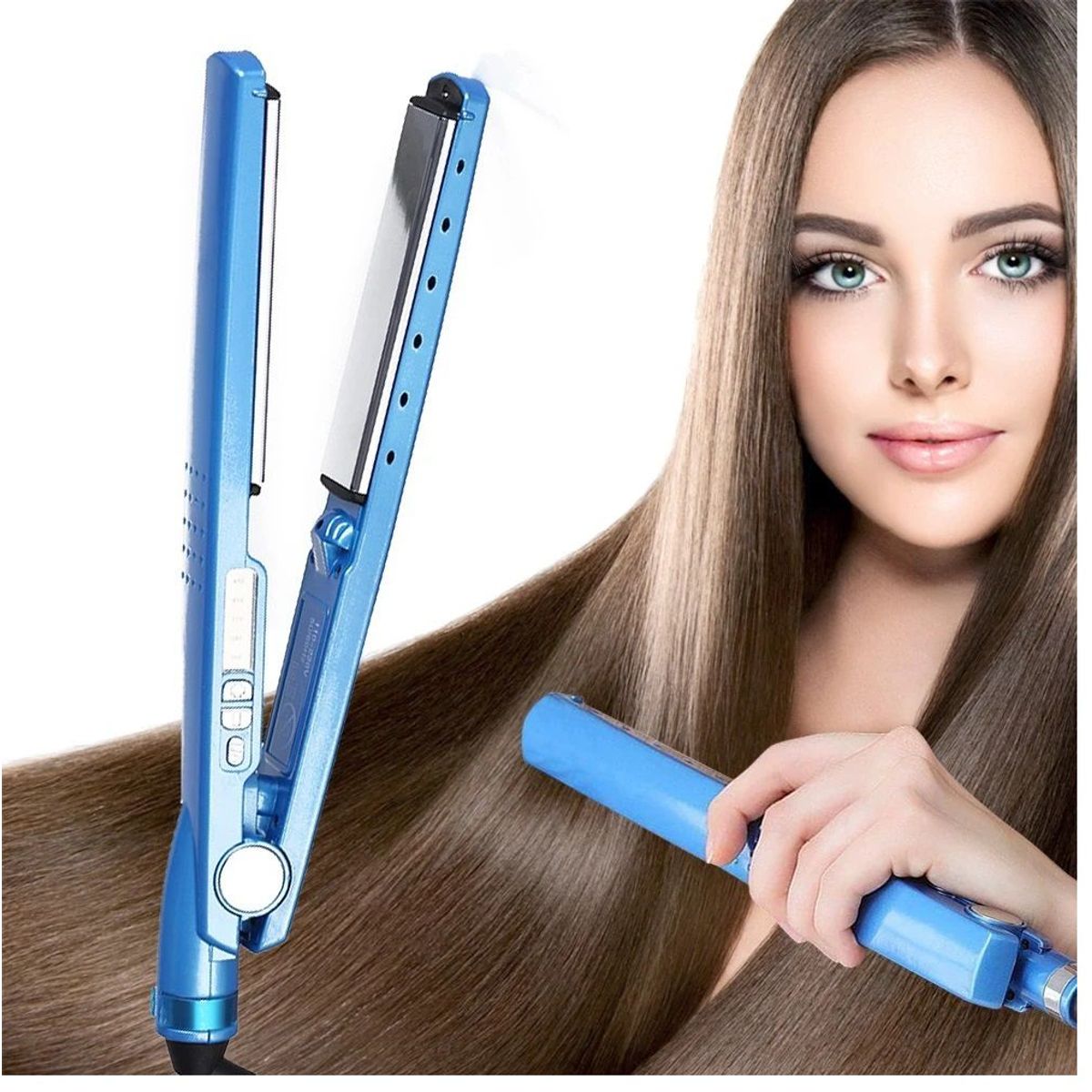 OEM - Plancha Laceador de Cabello Placa de Titanio 450F