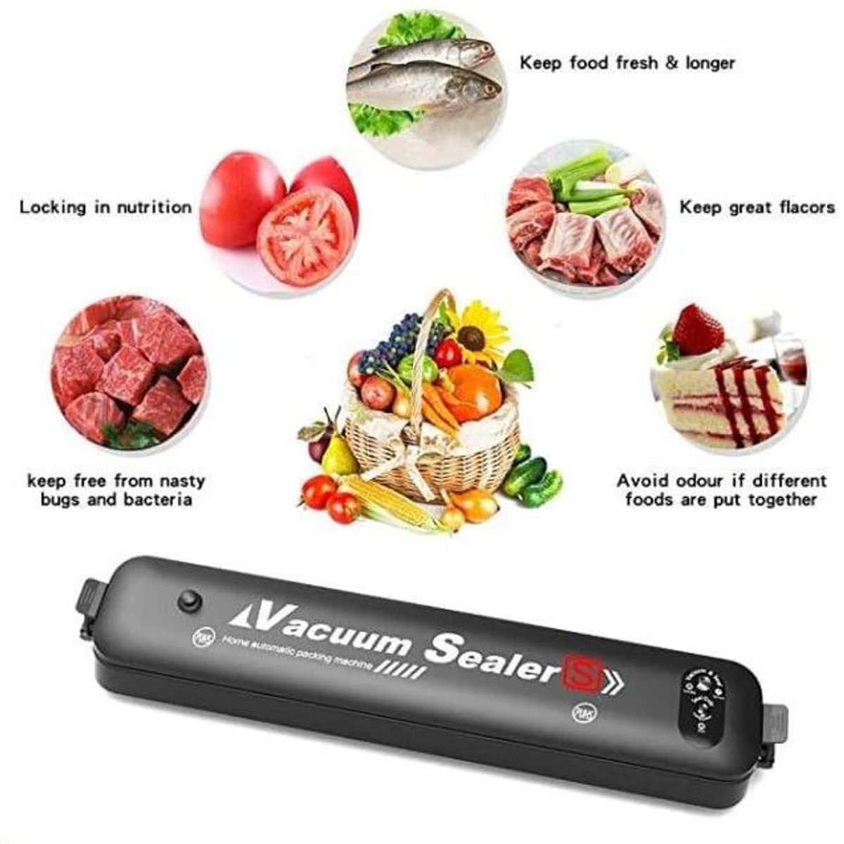 SAVER VACUUM BAG - Sellador al Vacío de Bolsas Vacuum