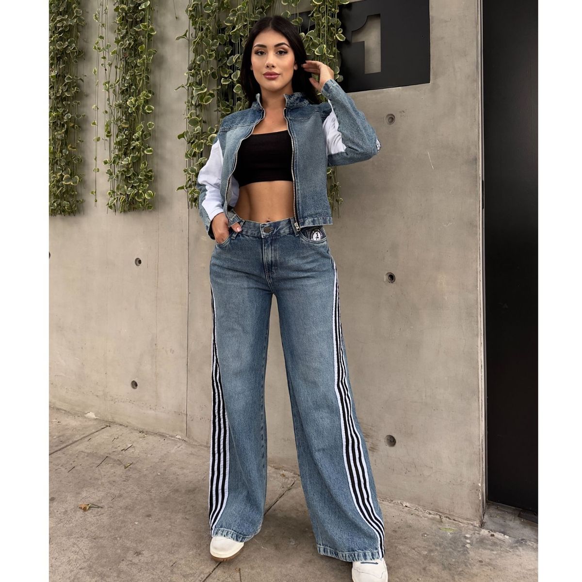 BENCUS JEANS - Pantalón Jean Straight Mujer Hard