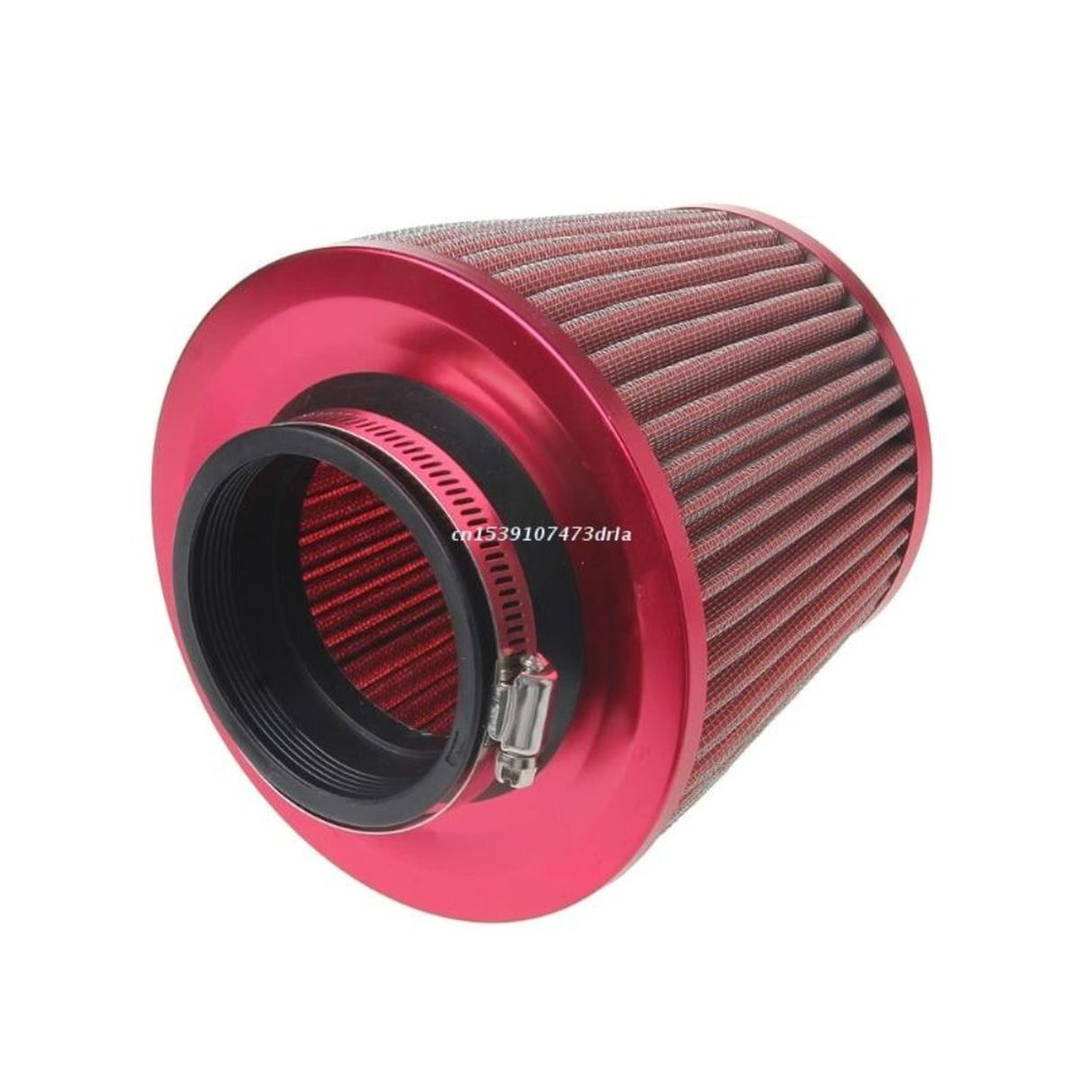 GENERICO - FILTRO DE AIRE UNIVERSAL " ROJO " 7.6 CM - 3" PULGADAS