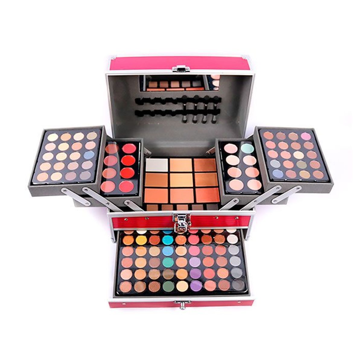 GENERICO - Maletita de Maquillaje Vintage Style Completa Rose Exclusiva