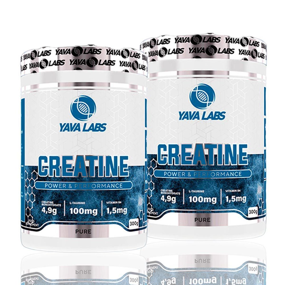 GENERICO - Pack Creatina Monohidratada 300Gr Yava Labs X2